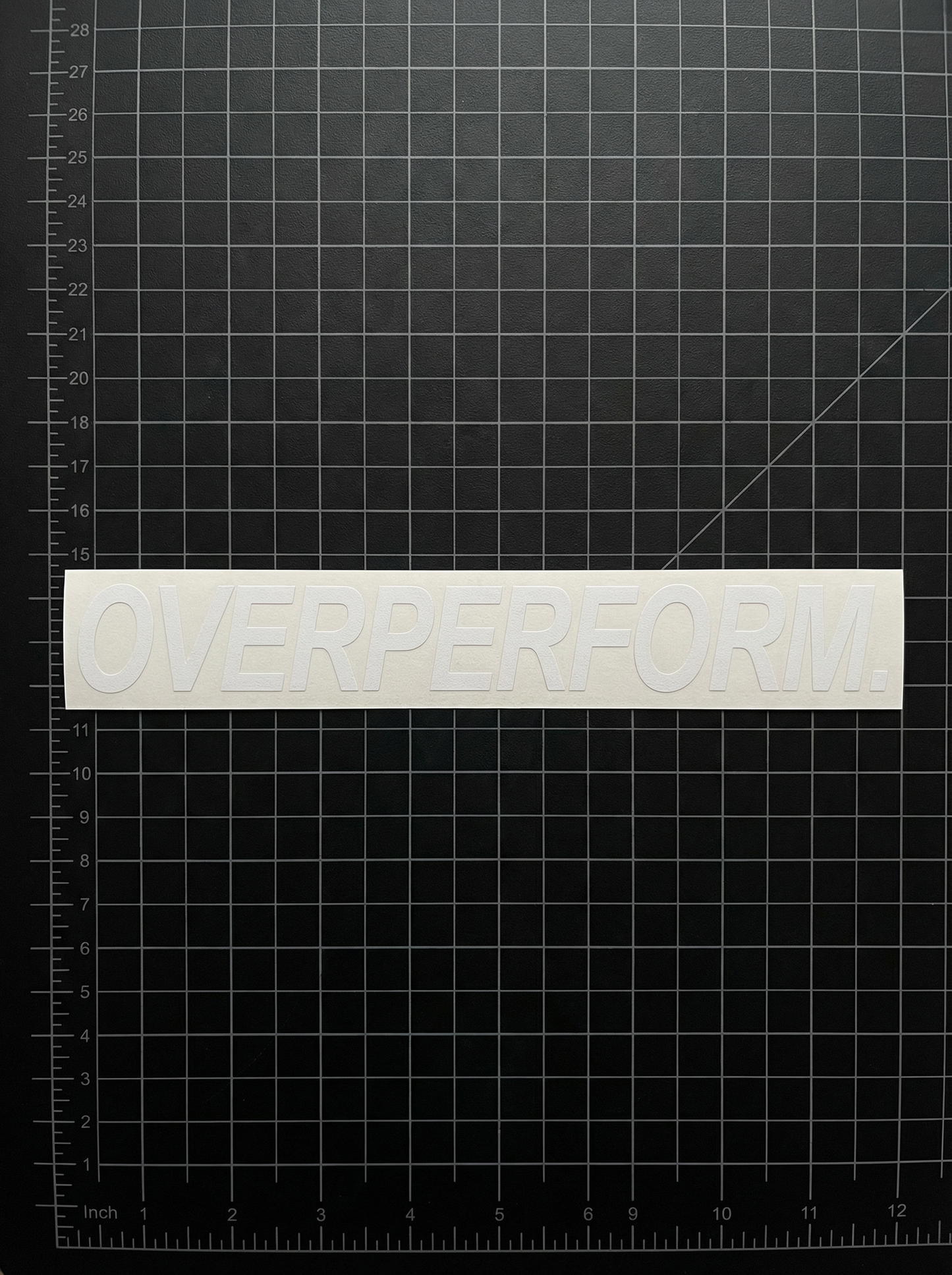 The Overperform Decal Sticker